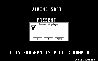 Yatzy (Yahtzee) atari screenshot